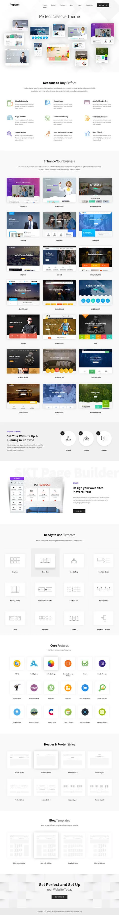 commercial WordPress theme