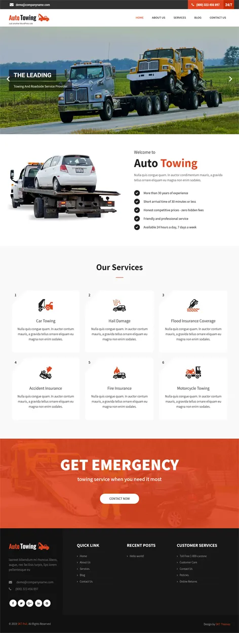 free auto WordPress theme