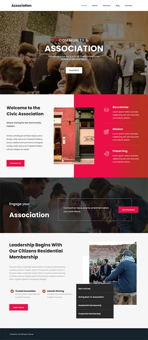 free community WordPress theme