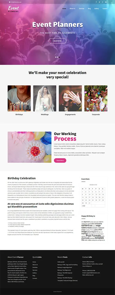 free conference WordPress theme