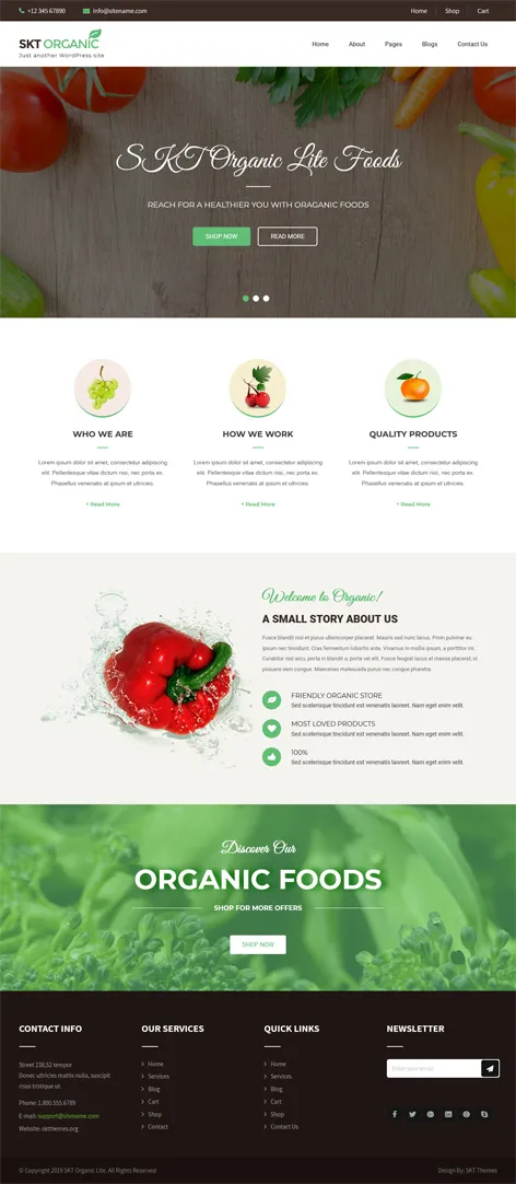 free farming WordPress theme