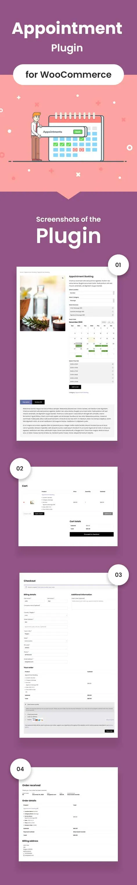 WooCommerce Appointment Plugin