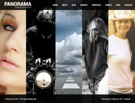 panorama WordPress gallery theme
